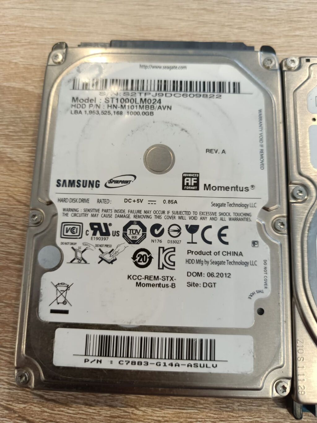 Məhsul: 2-ci əl 2.5" Sata noutbuk HDD-ləri (işlək), hamısı Low Level — Elektronika, Bakı (4)