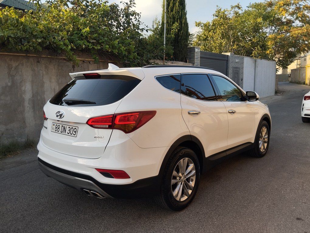 Hyundai Santa Fe, 2.0 L, 2017 il, 149 300 km — Avtomobillər, Bakı (4)