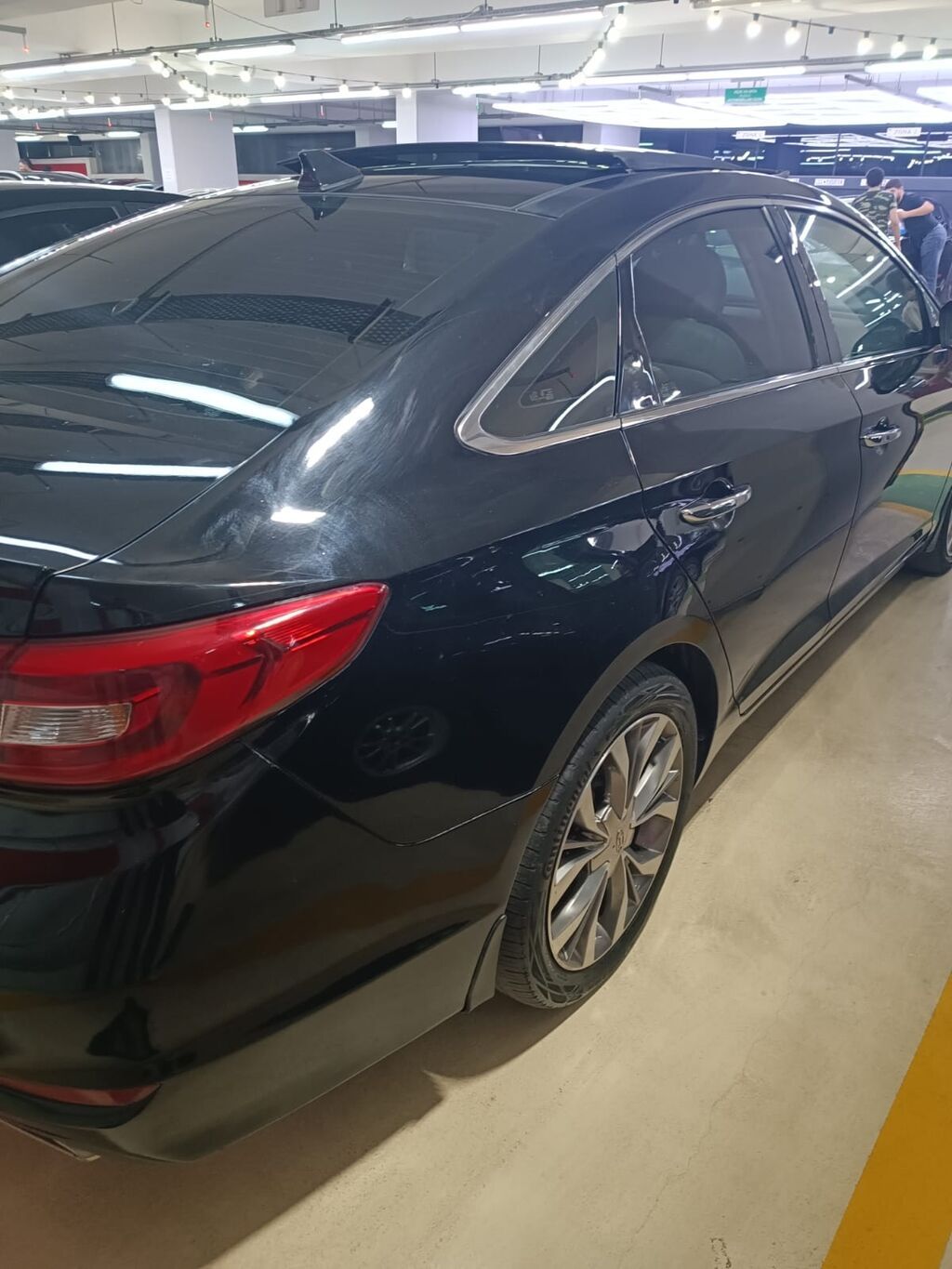 Hyundai Sonata sedan - Kuzov: qara rəng, aerodinamik xətlər, xrom ön — Avto, Digah (7)
