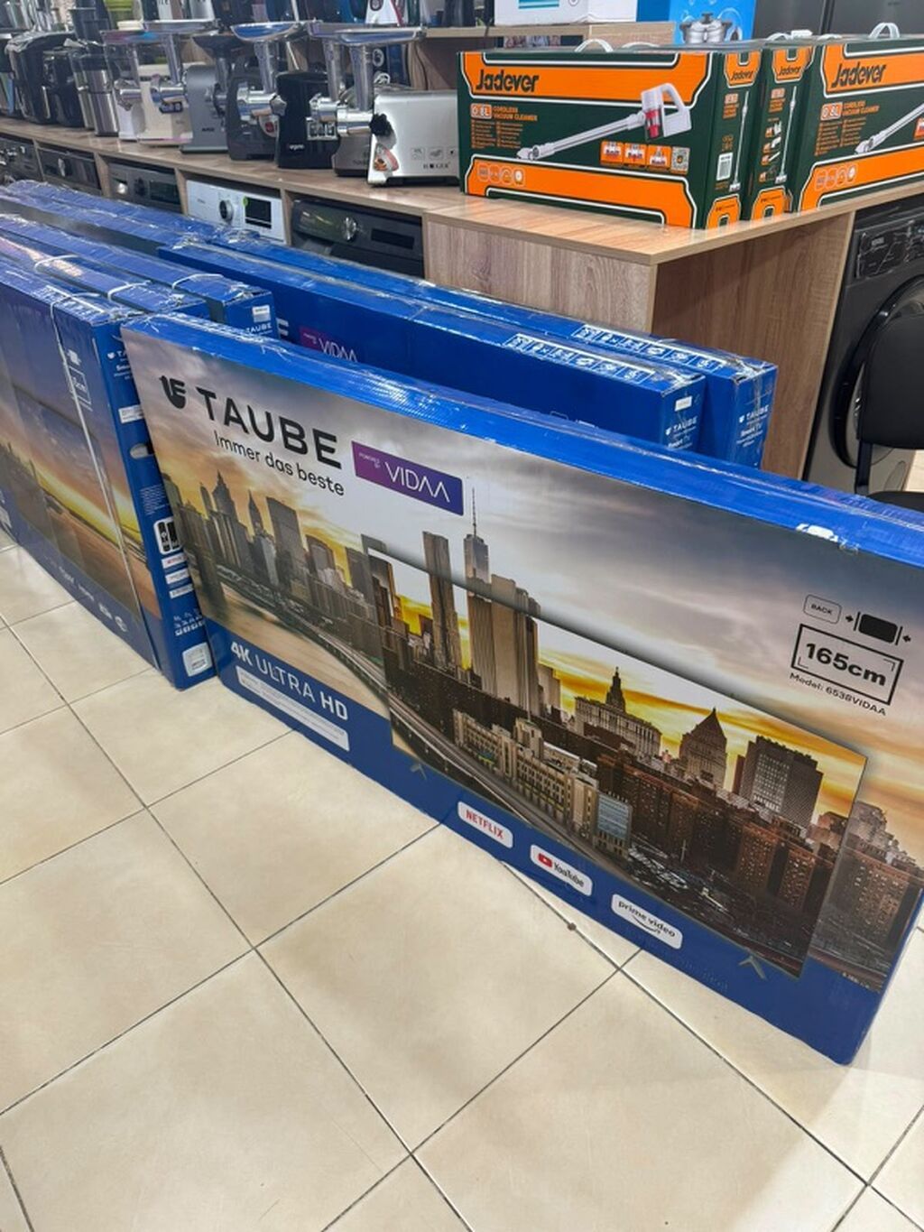 Taube Vıdaa Smart TV – 165 sm (65") 4K Ultra HD - Ekran: 165 sm — Televizorlar, Bakı