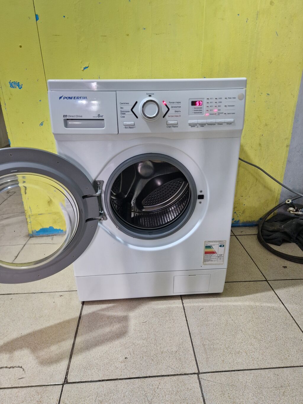 Paltaryuyan maşın Whirlpool, 8 kq, İşlənmiş, Avtomat, Qurutma var, Kredit yoxdur, Ödənişli çatdırılma — Paltaryuyan maşınlar, Bakı (4)
