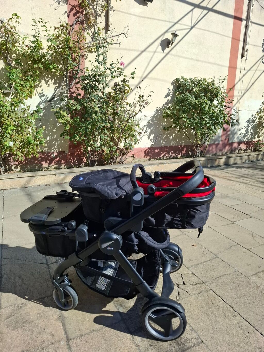 Chicco Fully Twin uşaq arabası – iki uşaqlı ailələr üçün çevik 2‑in‑1 — Mallar, Bakı (4)