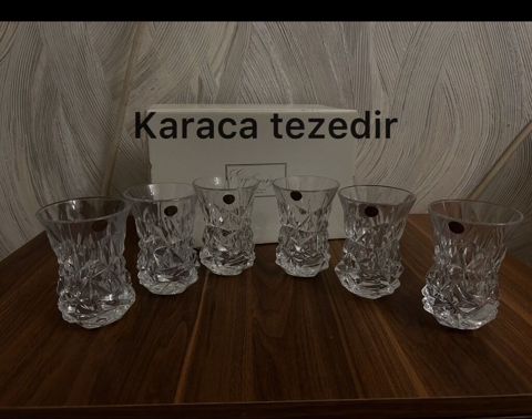 Stəkanlar, Şüşə, 6 ədədli dəst, Türkiyə — Bakı
