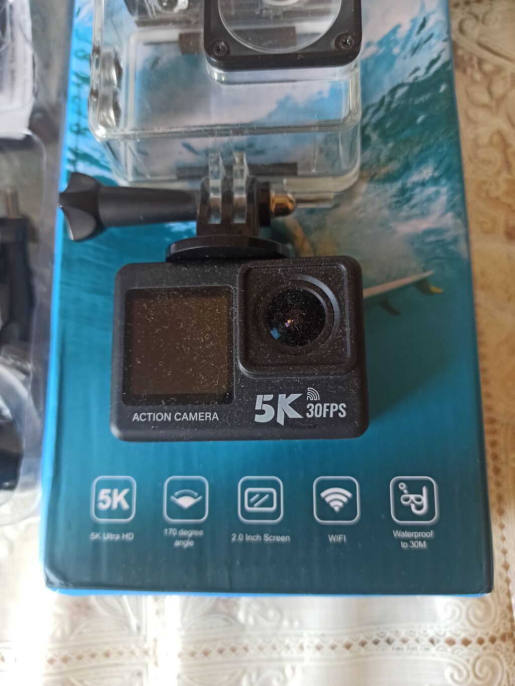 5K Ultra HD Action Camera - Video: 5K, 30 FPS - Geniş bucaq: 170° — Elektronika, Bakı (2)