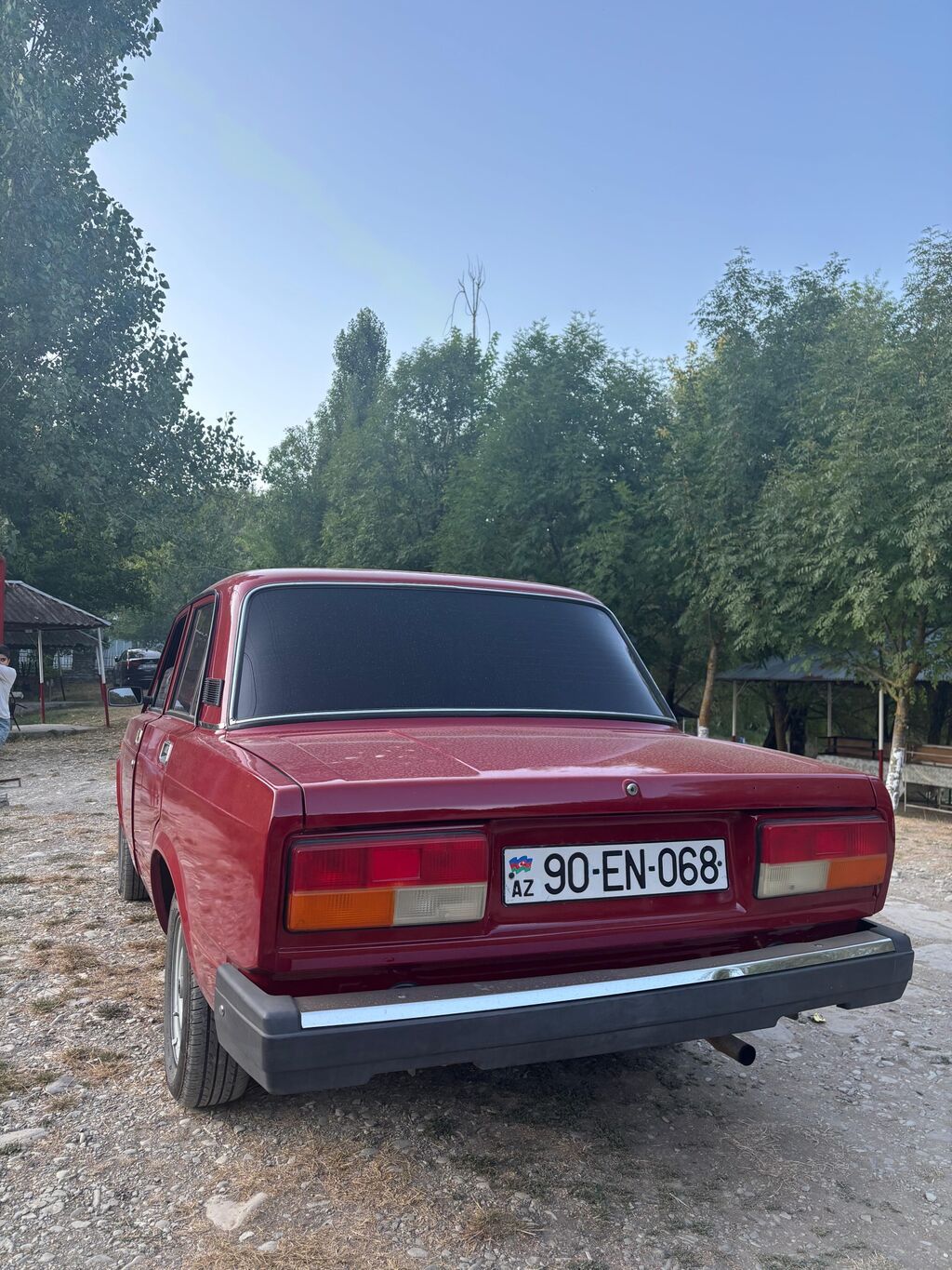 VAZ 2107 sedan - Korpus: 4 qapılı, klassik “qırmızı/bordo” rəng, xrom — Avto, Şamaxı (3)