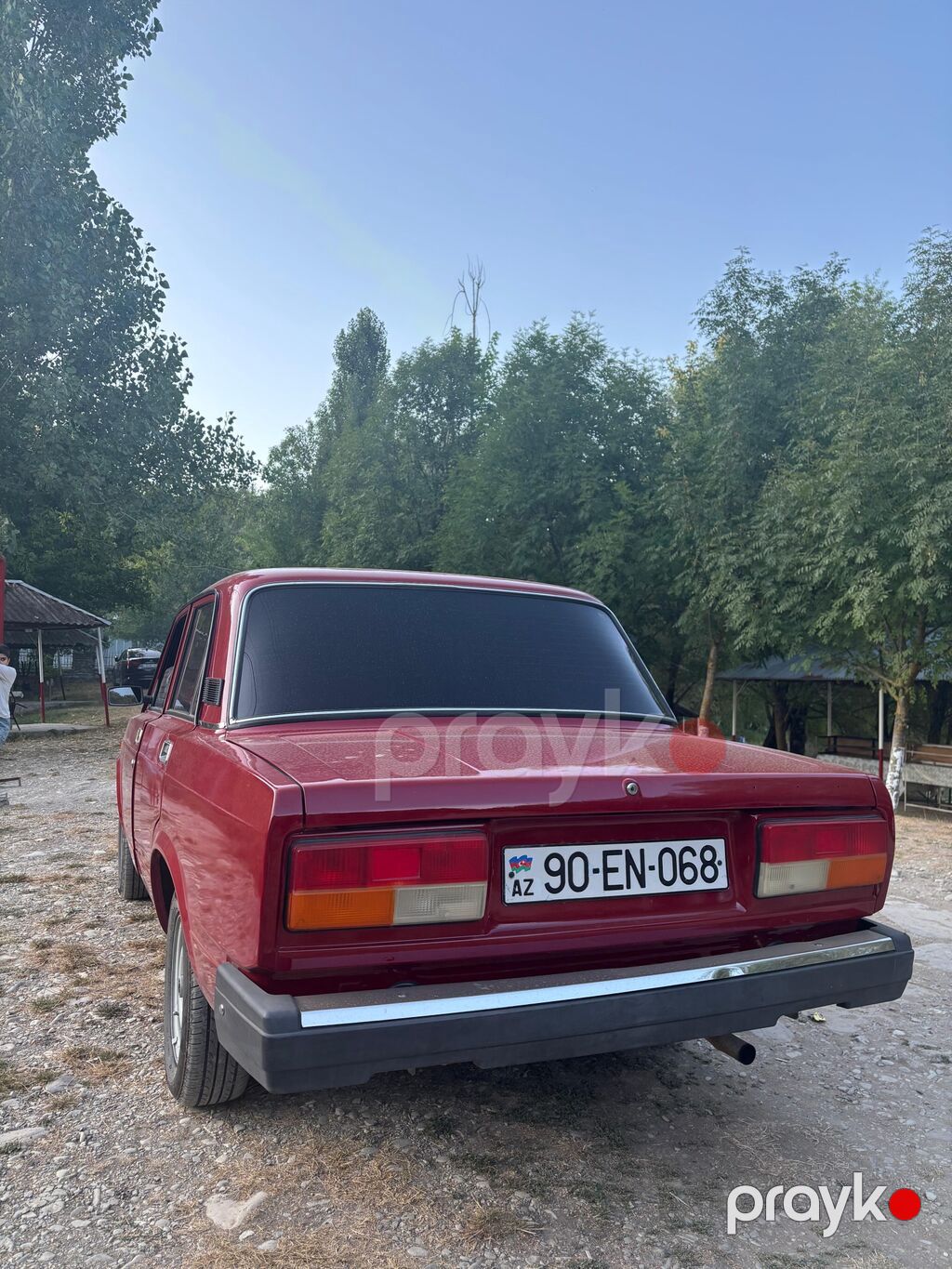 VAZ 2107 sedan - Korpus: 4 qapılı, klassik “qırmızı/bordo” rəng, xrom — Avto, Şamaxı (3)