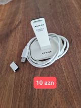 TP-Link TL-WN821N USB Wi‑Fi adapteri + masaüstü baza - Sürət: 300 — Elektronika