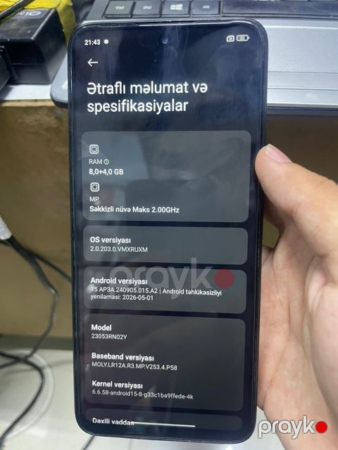 Xiaomi Redmi 12 Midnight Black 256GB/8GB