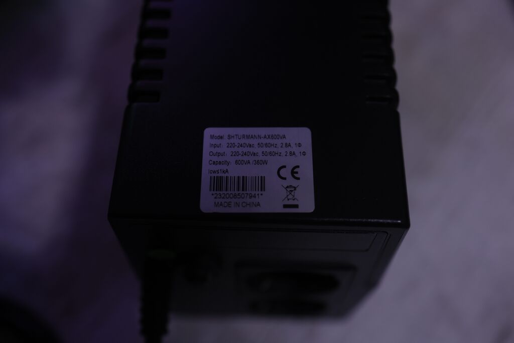 İşlənmiş UPS, 501 - 1000 Vt, Rozetkaların sayı - 2 — Elektronika, Digah (5)