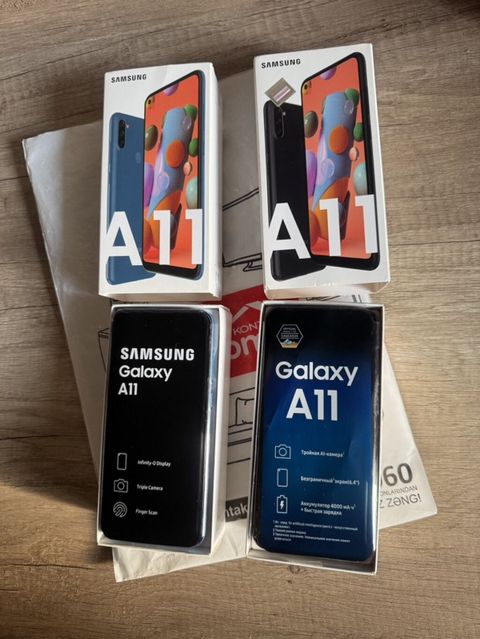 Samsung Galaxy A11, rəng - Qara, Barmaq izi — Bakı