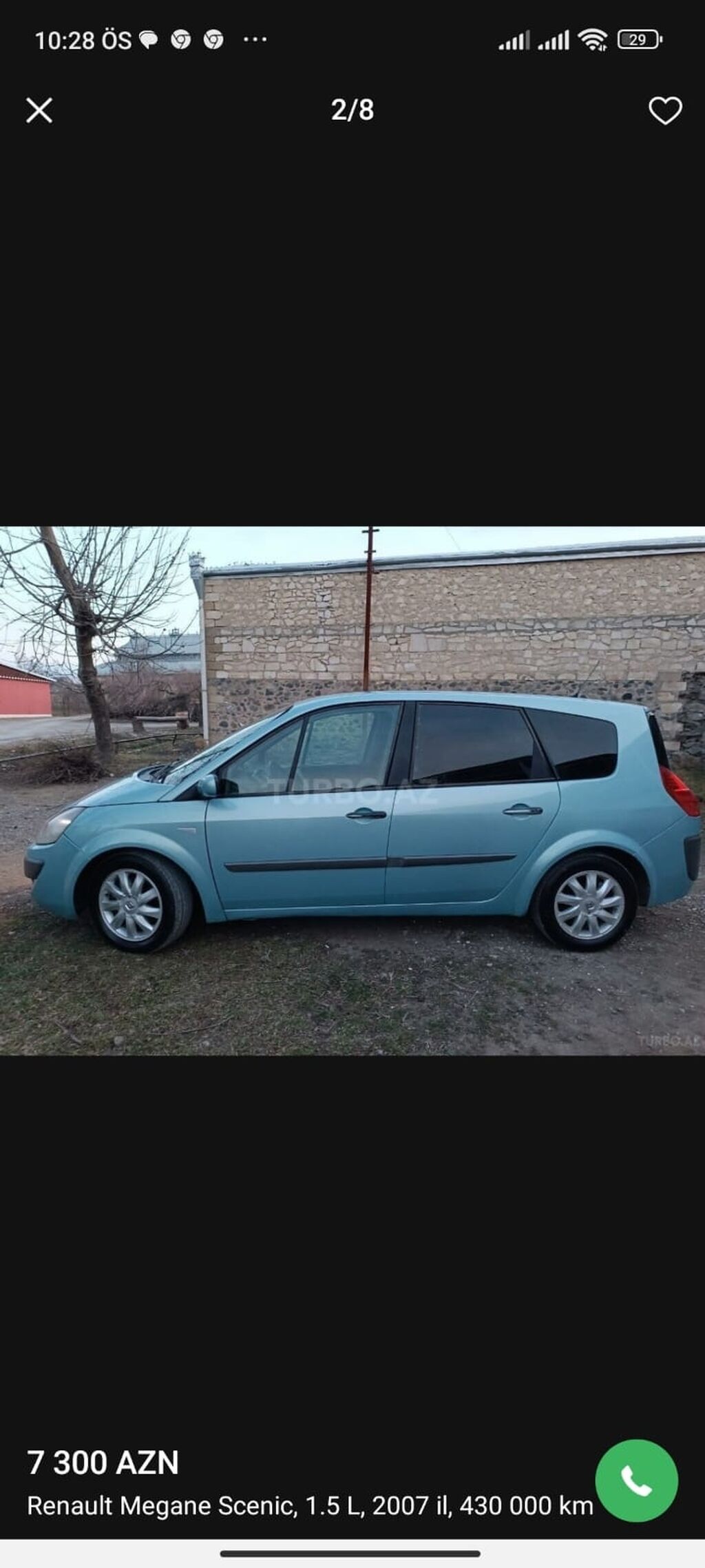 Renault Scenic: 1.9 l 2007 il 360000 km Krossover — Avto, Bakı (9)