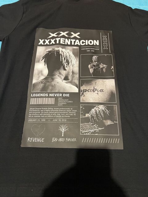 Xxx tentacion basqılı köynək L razmer yeni dizaynli köynəklər — Bakı