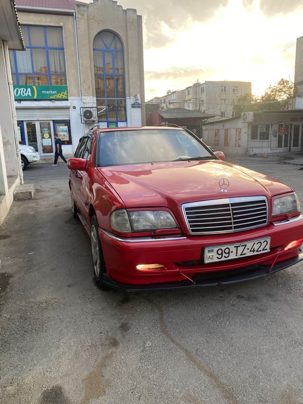Mercedes-Benz C-Class (W202) Universal/Wagon – qırmızı rəng — Avto, Digah (4)