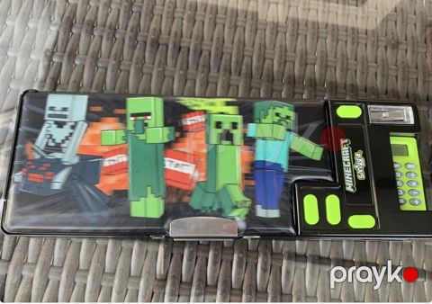 Minecraft x Smiggle çoxfunksiyalı penal - Rəsmi Minecraft dizaynı — Masazır