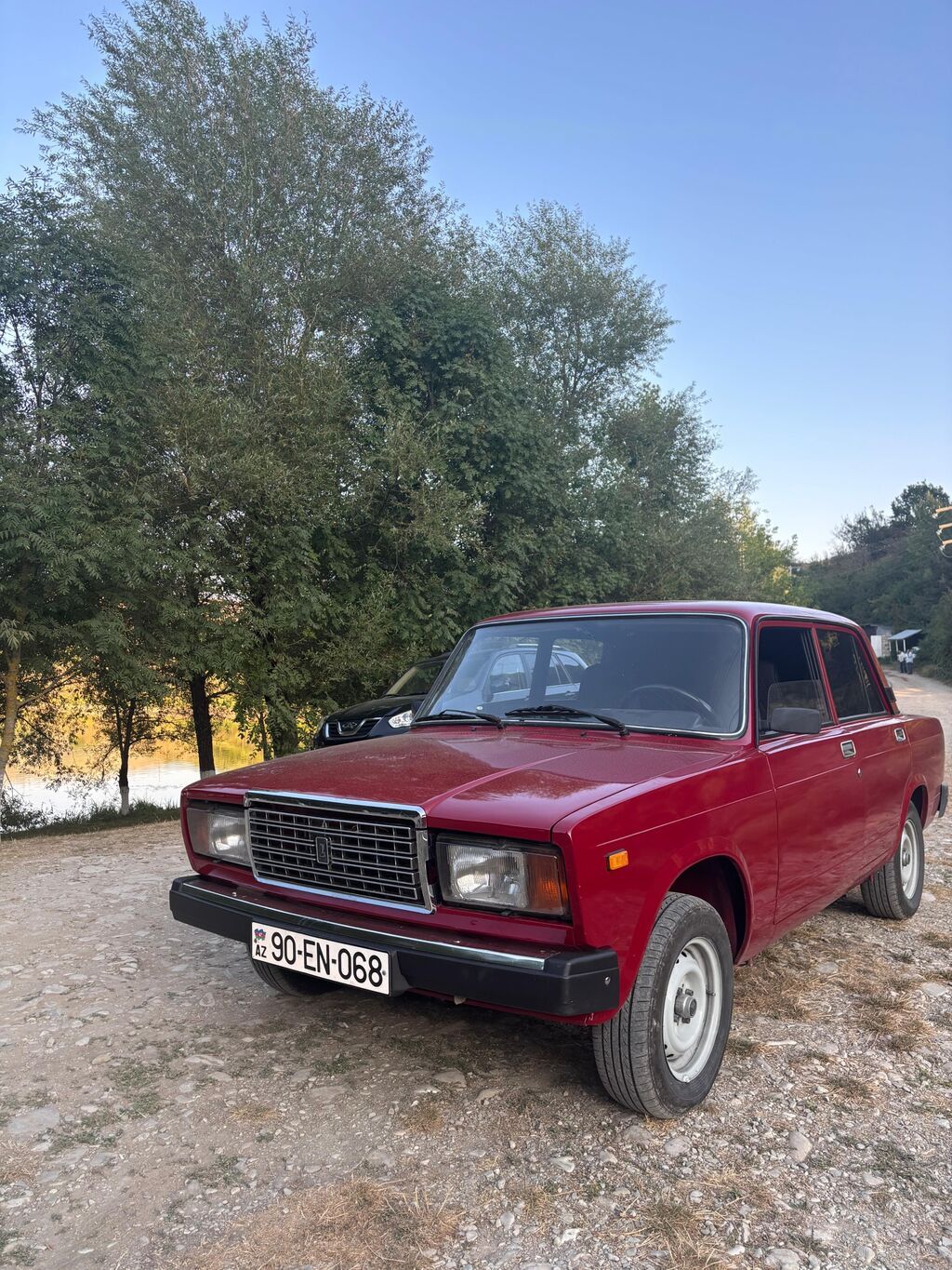 VAZ 2107 sedan - Korpus: 4 qapılı, klassik “qırmızı/bordo” rəng, xrom — Avto, Şamaxı