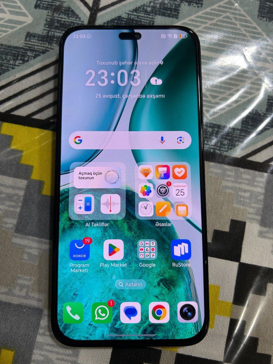 Honor X8c Midnight Black 256GB/8GB — Smartfonlar, Bakı (3)