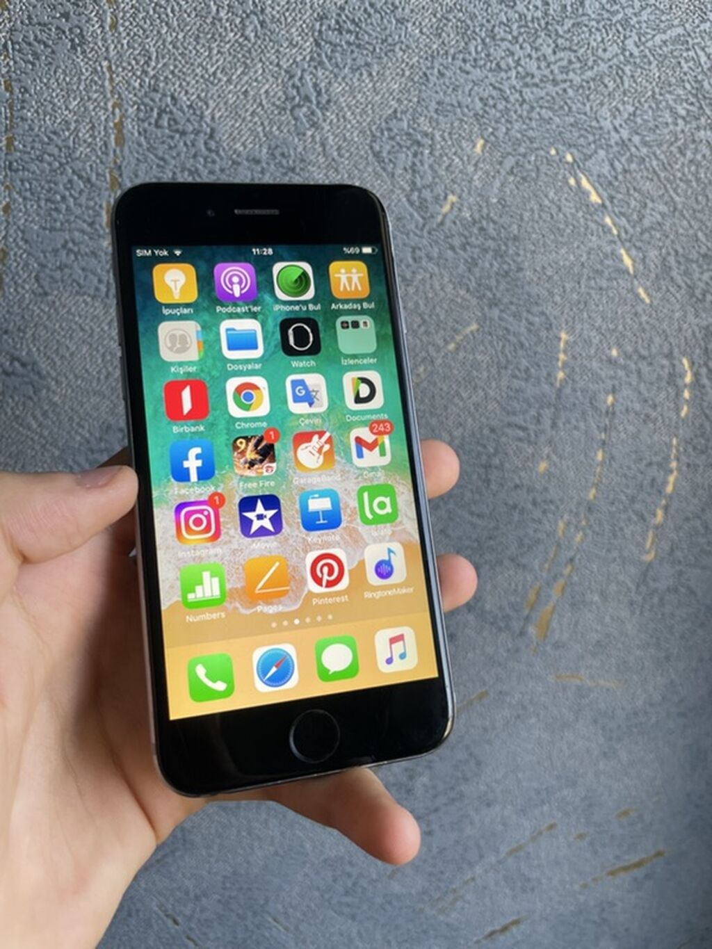 IPhone 6, 128 GB, Space Gray, Barmaq izi — Apple iPhone, Bakı (7)