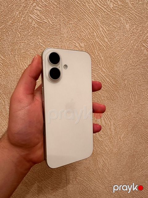 IPhone 16, 128 GB, Ağ, Face ID