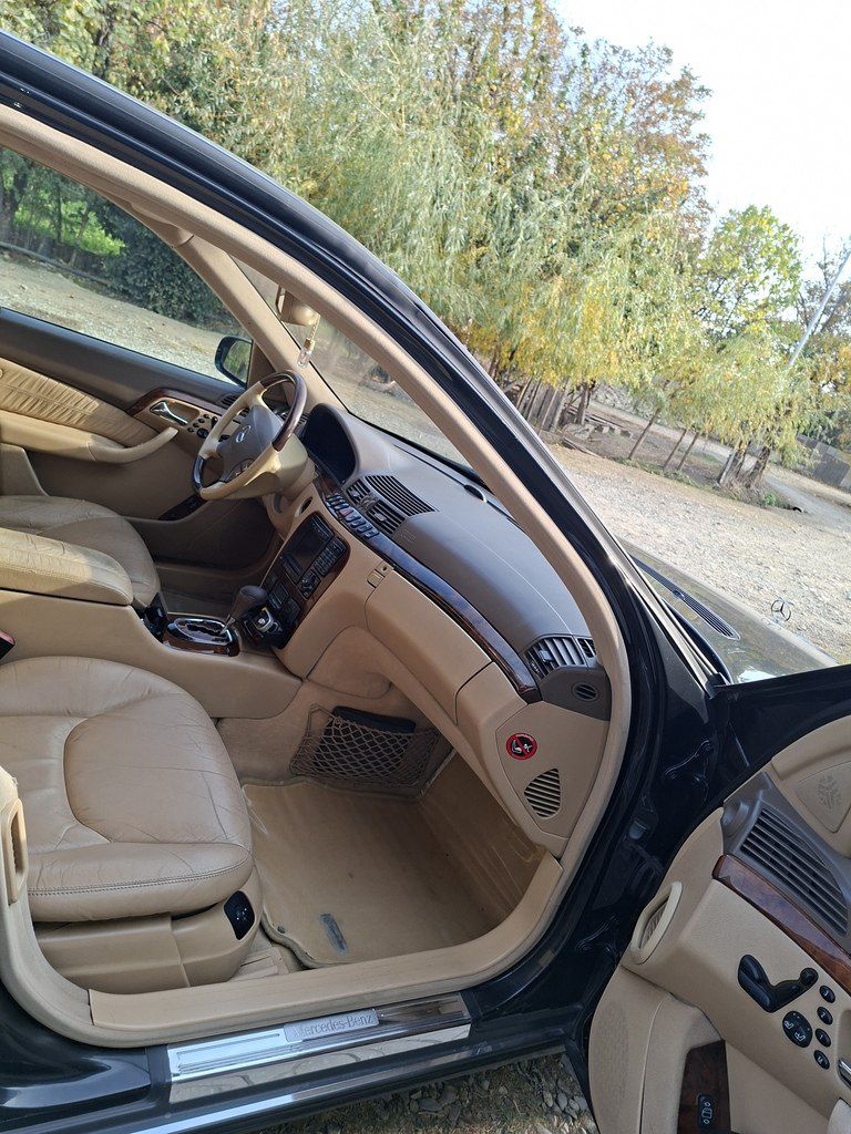 Mercedes S 430, 4.3 L, 2003 il, 198 702 km — Avtomobillər, Şəmkir (4)