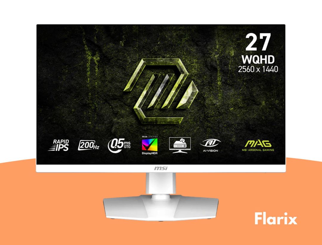 Monitor msı mag 274QRFW E20 2K 200Hz 27" whıte — Elektronika, Bakı (2)
