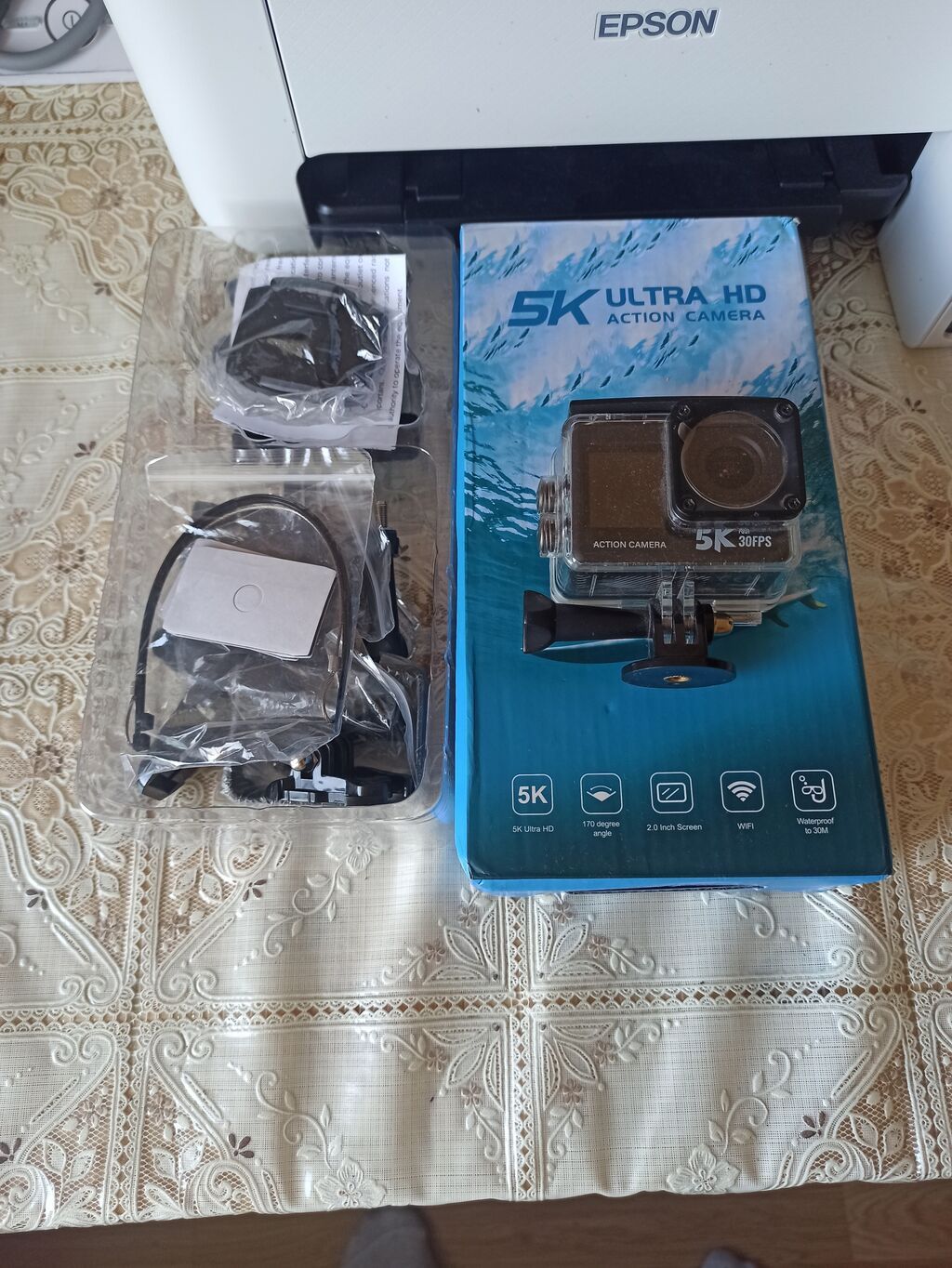 5K Ultra HD Action Camera - Video: 5K, 30 FPS - Geniş bucaq: 170° — Elektronika, Bakı (4)
