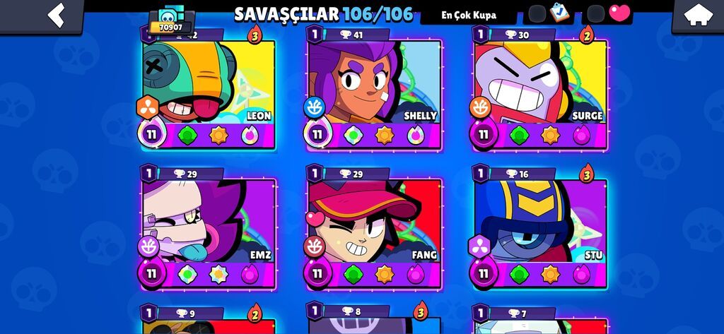 (real aliciya endirim )Brawl Stars hesabı – tam paket, yüksək — Hazır biznes, Bakı (5)