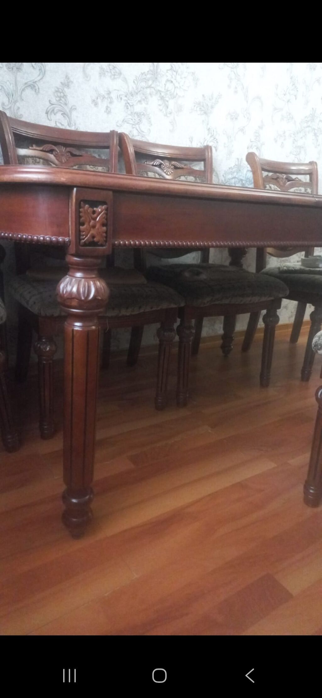 Klassik üslubda yemək otağı dəsti - Material: təbii ağac karkas — Mebel, Sumqayıt (2)