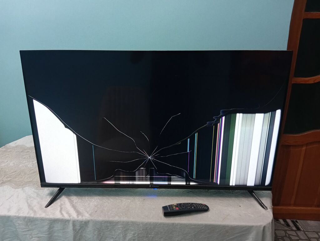 Zimmer LED televizor, pultla birlikdə. - Ekran diaqonalı: təxmini — Televizorlar, Bakı (2)