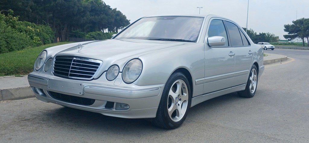 Mercedes E 220, 2.2 L, 1999 il, 360 000 km — Avtomobillər, Bakı (2)