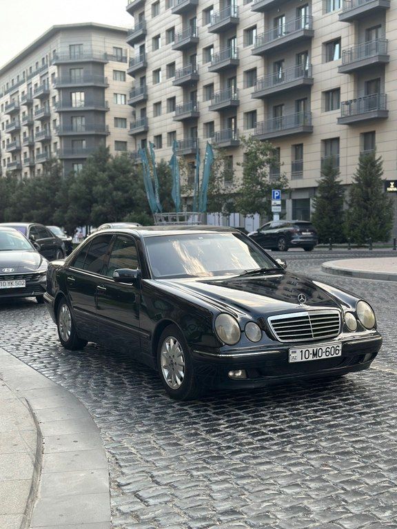 Mercedes E 220, 2.2 L, 2000 il, 335 000 km — Avtomobillər, Bakı (2)
