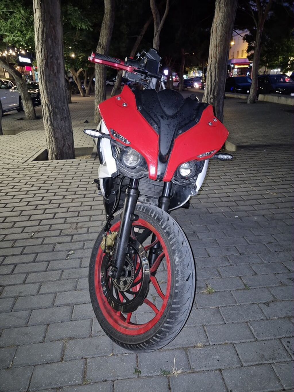 Motosiklet – RS 200 sport - Korpus rəngi: qırmızı-ağ-qara — Motosikletlər, Bakı (7)