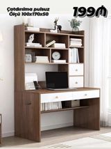 Məhsul: Raflı yazı/iş masas - Ölçü: 100x170x50 sm - Qiymət: 199₼ — Furniture