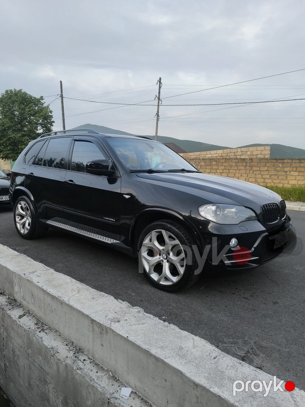 BMW X5 (E70) – qara rəngli, tam ölçülü premium SUV 3 mator dizel M57 — Avto, Şəki (7)
