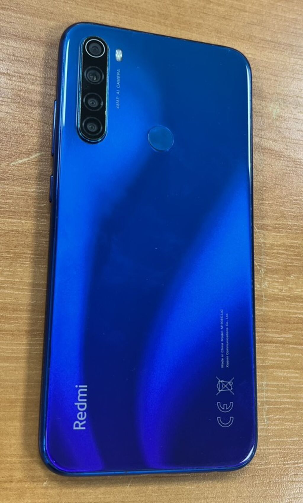 Redmi Note 8, 32 GB, rəng - Mavi, Barmaq izi — Elektronika, Bakı (2)