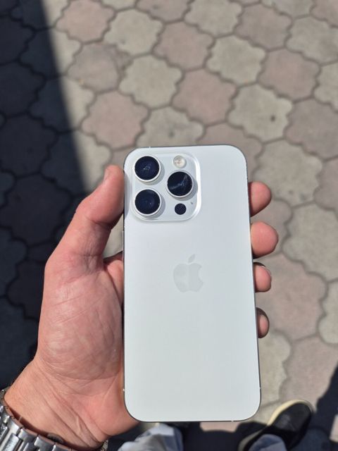 Apple iPhone 15 Pro White Titanium 128GB/8GB — Ağdaş