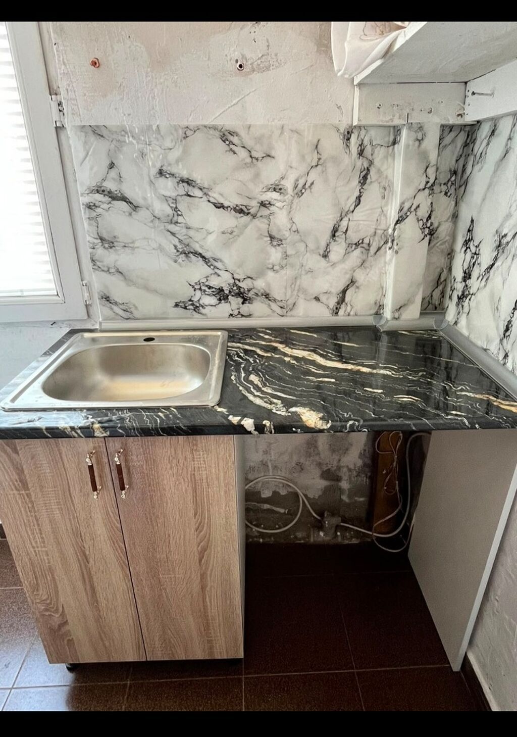 1 otaqlı mənzil – geniş otaq və şüşəbənd - Plan: bir otaqdan ibarət — Daşınmaz əmlak, Sumqayıt (6)