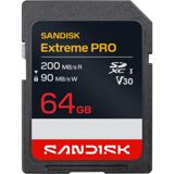 Yaddaş kartı Sandisk Extreme Pro 64GB 200mb — Spaziotech