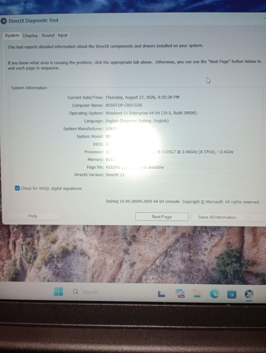 İşlənmiş Lenovo IdeaPad, 15.6 Intel Core i5, 512 GB, Ünvandan götürmə — Lenovo, Bakı (8)