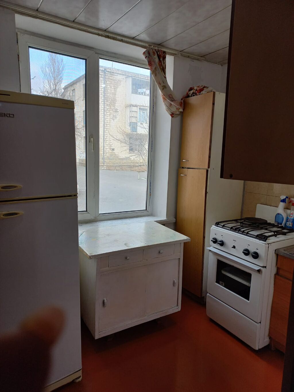 1 otaqlı mənzil – mebel və texnika ilə Planlama: - Geniş işıqlı zal — Daşınmaz əmlak, Qobu (2)
