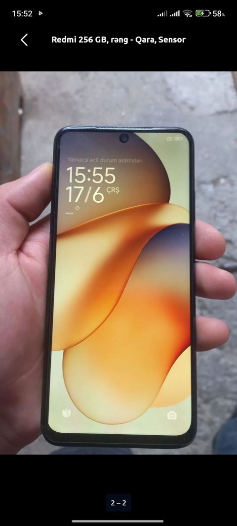 Redmi 256 GB, rəng - Qara, Sensor — Ağdam