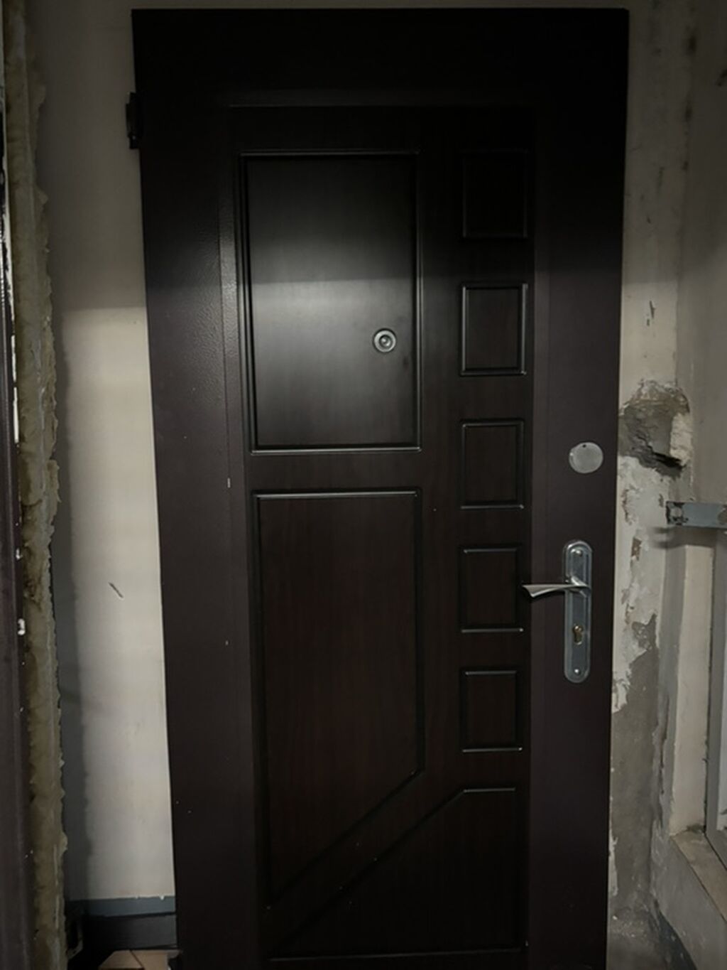 Dəmir giriş qapısı - Material: qalın metal konstruksiya, polad qutu — Mallar, Bakı (2)