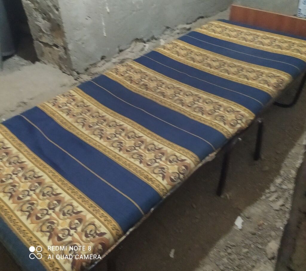 Portativ çarpayı – açılıb-yığılan model - Metal karkas: möhkəm, sabit — Mebel, Pirəkəşkül (4)