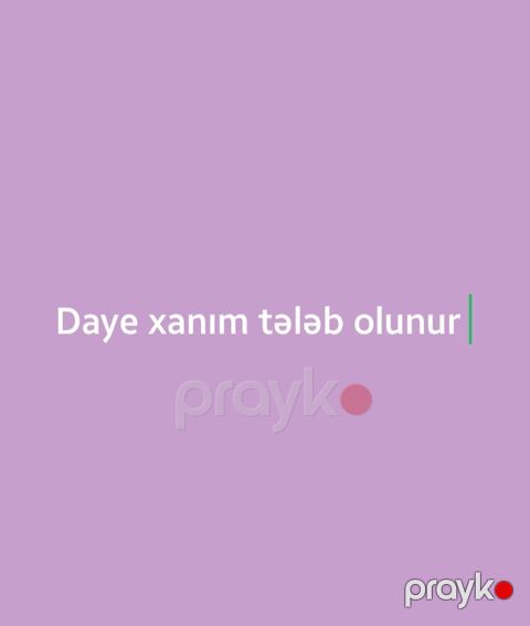 Dayə tələb olunur, İstənilən yaş, 1 ildən az təcrübə, 3/1 — Pirəkəşkül