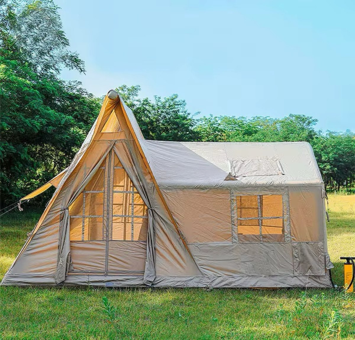 Wolf Nest A-Frame Şişmə Çadır 4.20x3.00x2.55m — Mallar, Bakı (7)