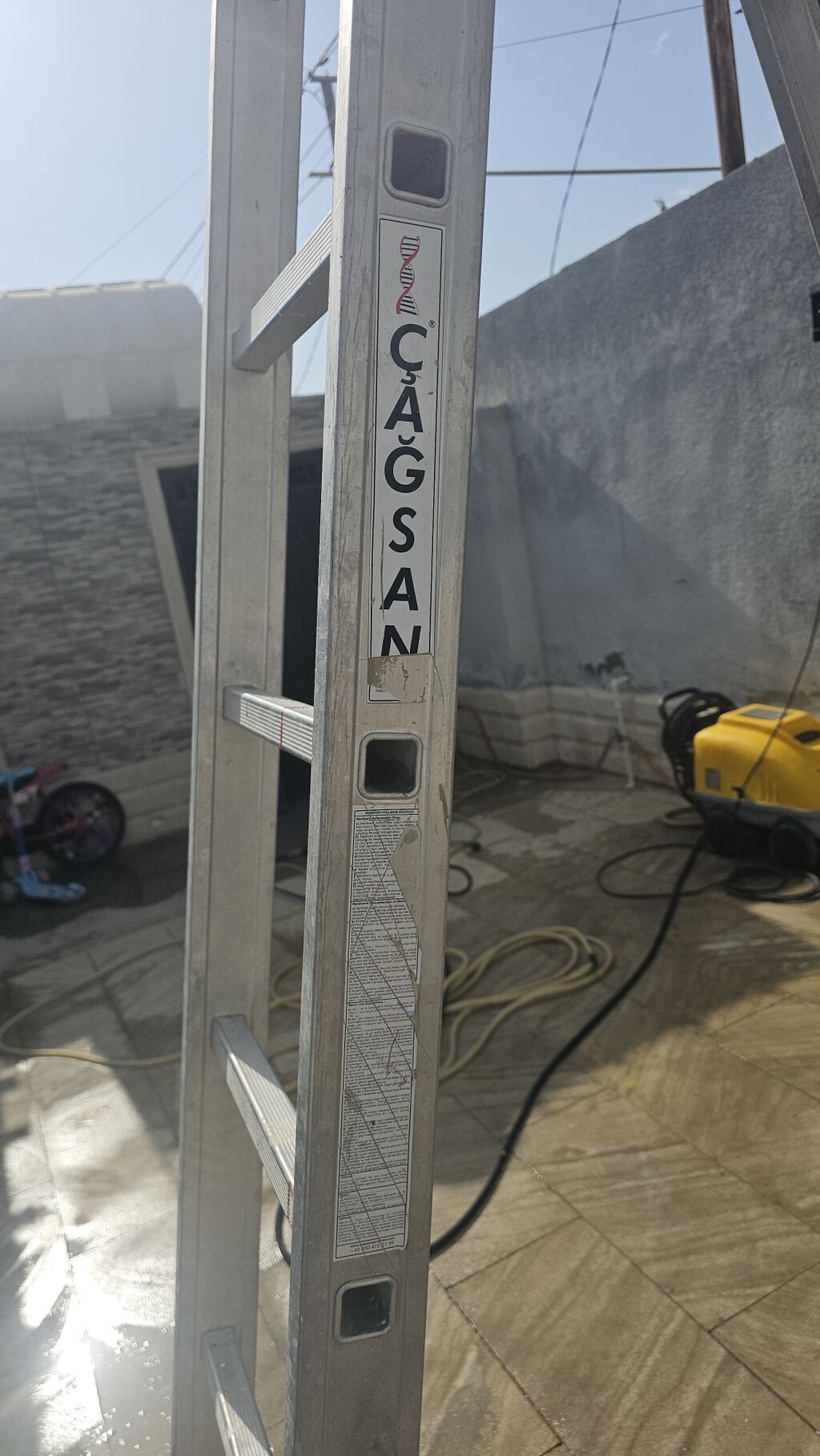 Alüminium iki tərəfli nərdivan – Çağsan - Brend/model: Çağsan — Nərdivanlar, Bakı (2)