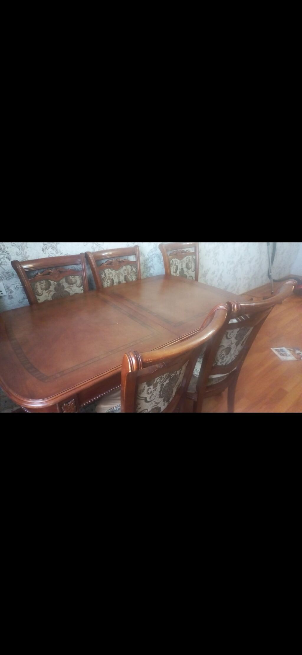 Klassik üslubda yemək otağı dəsti - Material: təbii ağac karkas — Mebel, Sumqayıt (4)