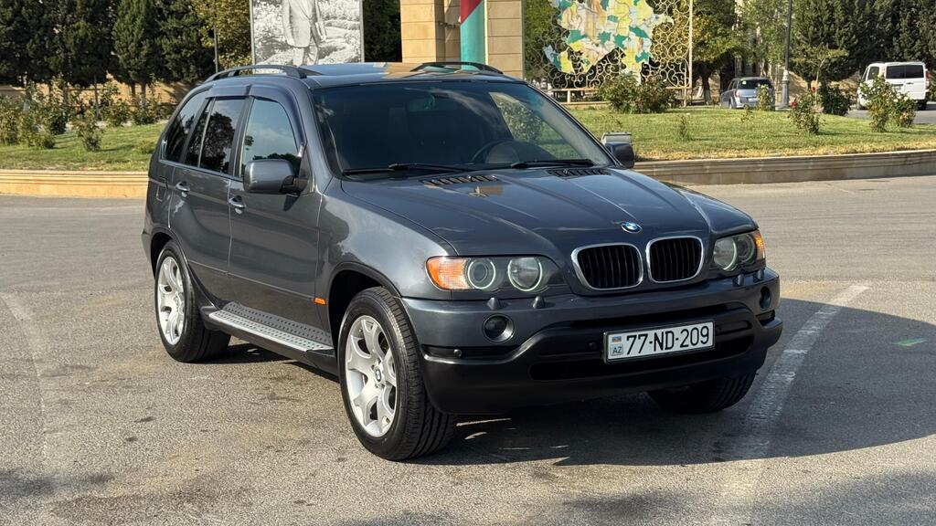 BMW X5, 4.4 L, 2001 il, 25 000 km — Avtomobillər, Sumqayıt (12)