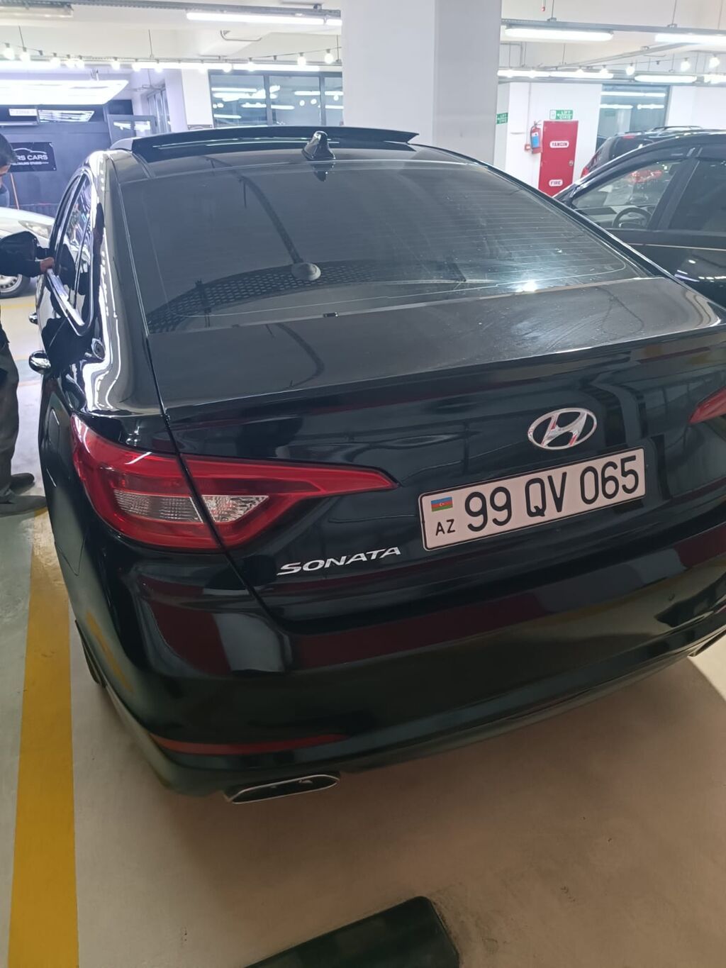 Hyundai Sonata sedan - Kuzov: qara rəng, aerodinamik xətlər, xrom ön — Avto, Digah (6)