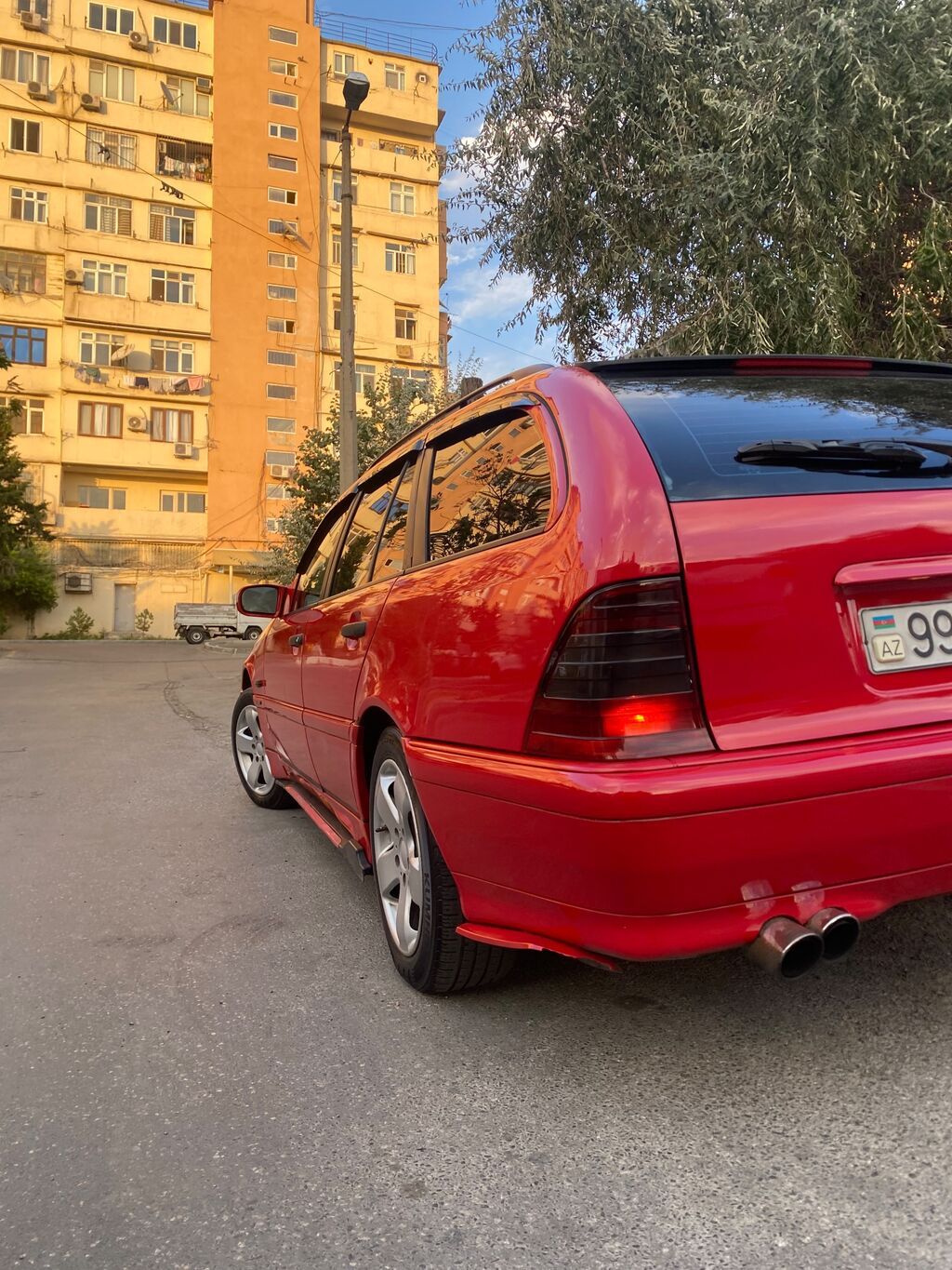 Mercedes-Benz C-Class (W202) Universal/Wagon – qırmızı rəng — Avto, Digah (5)