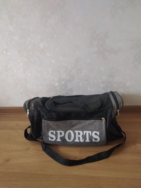İdman çantası – “Sports” yazılı - Material: möhkəm parça və sintetik — Sumqayıt